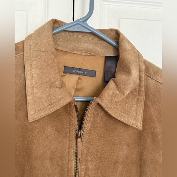 Liz Claiborne Suede Western Women’s Tan Blazer Size Large - Picture 8 of 8